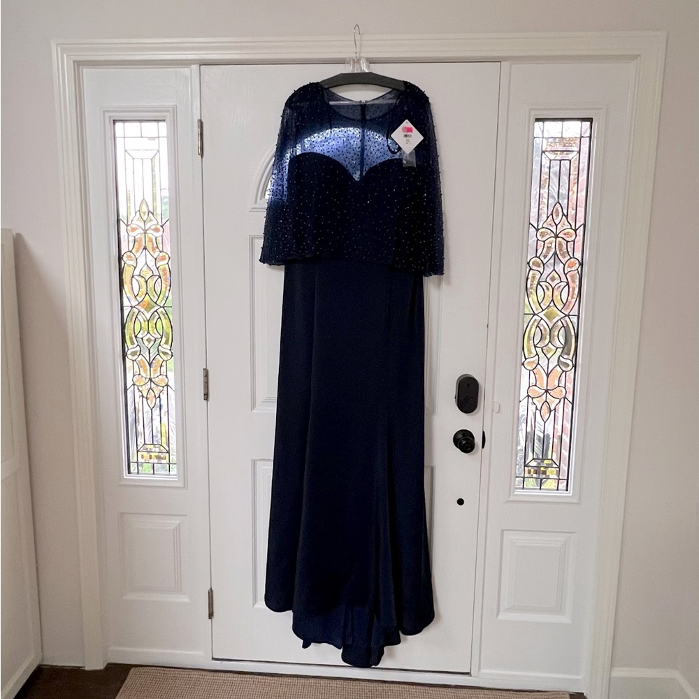 New navy blue evening gown/dress